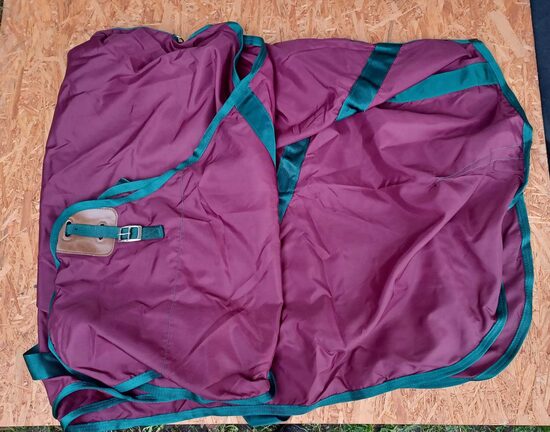 SHEET von AlliedSignal, bordeaux/grün, 82"